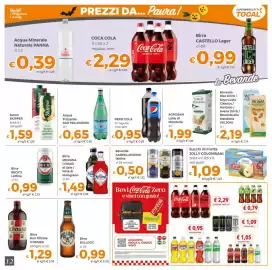 Volantino Tocal Pagina 12: Birra Messina Cristalli di Sale / Note di Melograno €1,49, Birra Non Filtrata Ichnusa €1,29