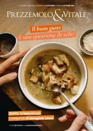 Volantino Prezzemolo e Vitale Pagina 1: Y LE OFFERTE SONO VALIDE DA MARTEDÌ 20 OTTOBRE A SABATO 31 OTTOBRE 2026 PREZZEMOLO &