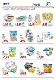 Volantino D'Italy Pagina 2: Milk benessere Sistema immunitario €1,69, Scamorza bianca affumicata €1,99