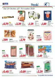 Volantino D'Italy Pagina 3: Hamburger prosciutto cotto, prosciutto cotto e mozzarella €1,49