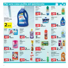 Volantino Carrefour Iper | Prezzi imbattibili Pagina 34: Detersivo Sole Piatti €4,99, Detersivo Pavimenti Amuchina €1,99