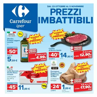 Volantino Carrefour Iper (valido fino al 5-11)