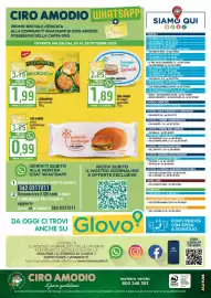 Volantino Ciro Amodio Pagina 12: Leerdammer mini crunchy €1,99, Cirio Amodio formaggio Spalmabile €1,89