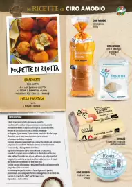 Volantino Ciro Amodio Pagina 6: le RICETTE di CIRO AMODIO IRO POLPETTE DI RICOTTA · INGREDIENTI •250G RICOTTA 80 G PANE