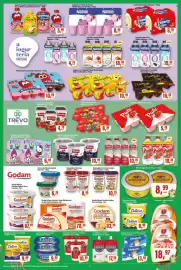 Encarte Rede Supermarket Página 4: Queijo Minas Padrão Godam Zero Lactose €83,99, Iogurte triplo zero nestlé sabores €19,99