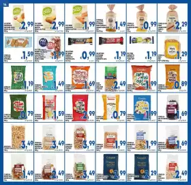 Volantino DEM Pagina 14: Vivi Bene savoiardi senza glutine €1,99, Consilia Gallette di farro €1,49