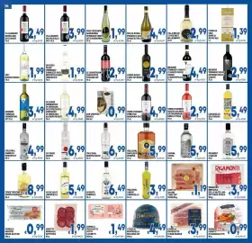 Volantino DEM Pagina 16: Vino frizzante Garganega Verduzzo Veneto IGT/Chardonnay €1,99, Terre Trentine Grappa Barrique €8,99