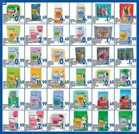 Volantino DEM Pagina 28: Consilia dog twister con pollo €1,49, Consilia Crockette Derik Cane Mini Pollo e Riso €4,99