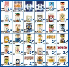 Volantino DEM Pagina 4: Consilia funghi lessati champignon €1,29, Consilia Fagioli Cannellini €0,89