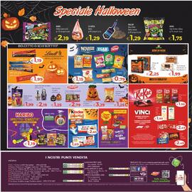 Volantino MerSi Supermercati Pagina 16: Monster slime €1,99, Scatola macedonia con caranella €2,79