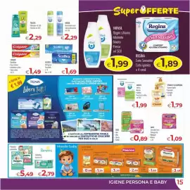 Volantino MerSi Supermercati Pagina 15: Fructis Shampoo e Balsamo €2,29, Scottex Tutti giorni Fazzoletti €1,69
