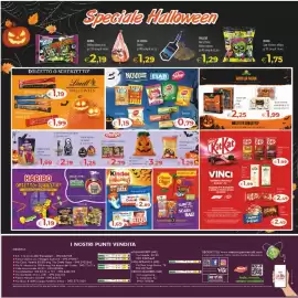 Volantino MerSi Supermercati Pagina 16: Monster slime €1,99, Scatola macedonia con caranella €2,79