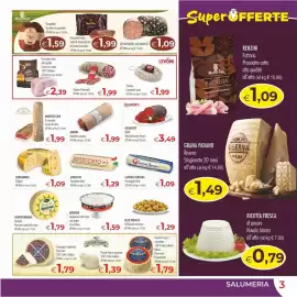 Volantino MerSi Supermercati Pagina 3: Arrigoni Gorgonzola dolce dop €1,59, Montevecchio Il Lonzardo €1,99