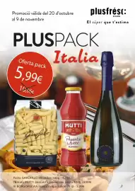 Folleto Plusfresc Página 1: Garofalo - passac €5,99, San ignacio - en todos los productos €5,39