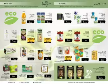 Folleto Plusfresc Página 13: Gullon galeta bio orgànic xoco xips €3,25, Luengo mongeta, l lentia i cigró cuits eco €1,59