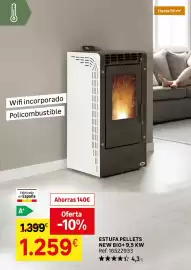 Catálogo Leroy Merlin Página 10: Bio - estufa pellets new b10+9,5 kw €1.259,00