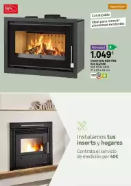 Catálogo Leroy Merlin Página 21: Fm - insert lena be a 170s eco 1.2 kw €1.049,00, Instalamos tus inserts y hogares €40,00