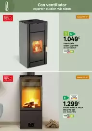 Catálogo Leroy Merlin Página 37: Home - estufa leña €1.299,00, Isabel - estufa lena eco b kw €1.049,00