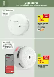 Catálogo Leroy Merlin Página 55: My - detector de humos wifi €17,09, Garza - detector de humos €10,61