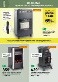 Catálogo Leroy Merlin Página 60: Estufa de gas radiante provence €439,00, Confort - estufa de infrarrojos slim 42 kw €69,95