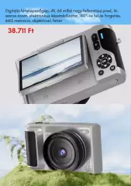 EMAG akciós újság Oldal 3: Digitális fényképezőgép, 4K, 64 millió nagy felbontású pixel, 16– szoros zoom, elektronikus