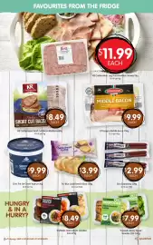 Spudshed catalogue week 43 Page 10: Tru-Blue Garlic Bread Slices €3,99, D'Orsogna Middle Bacon €9,99