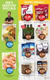 Spudshed catalogue week 43 Page 12: Roman's Extra Virgin Olive Oil €24,99, Fisherman's Choice Prawn Cutlets €17,99