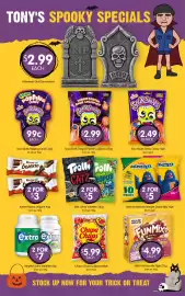 Spudshed catalogue week 43 Page 3: Trolli Lollies Varieties €5,00, Sour Skulls Tongue Painter Lollipops €2,99