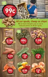 Spudshed catalogue week 43 Page 6: Capsicum Prepacked €4,99, Washed Potatoes 4kg €2,99