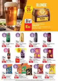 Catalogue G20 page 14: LA BÊTE Bière** Blonde €1,59, Cheetos Spinners €1,39