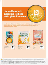 Catalogue Colruyt page 40: Boni butternut €2,29, Boni Selection velouté de potiron €2,15