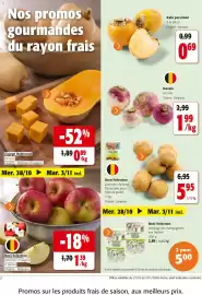 Catalogue Colruyt page 2: Boni Selection pommes de terre farineuses €5,95, Navets en vrac €1,99