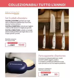 Catalogo Stanhome Pagina 39: Set 3 coltelli Brandani €1.540,00, Porta saponette Stanhome €95,00