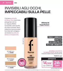 Catalogo Stanhome Pagina 62: Flormar HD Invisible Cover foundation €14,50
