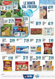 Volantino Sidis Pagina 10: Merluzzo gratinato Frosta €3,49, Pizza Margherita Italpizza €3,19