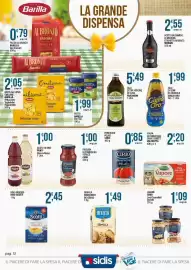 Volantino Sidis Pagina 12: Legumi Cirio Ceci/Cannellini/Borlotti €1,09, Polpa di pomodoro gran cubetti Valfrutta €2,20