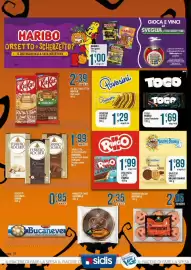Volantino Sidis Pagina 18: Horror biscuit Gecchele €2,05, Monster Cake Gecchele €2,35