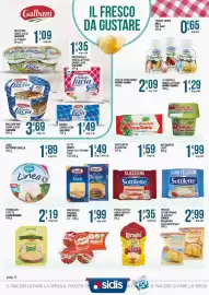 Volantino Sidis Pagina 6: Kraft Fette Burger Con Cheddar €1,49, Sottilette Light €1,99