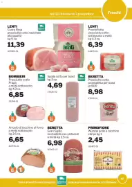 Volantino GrosMarket Pagina 17: Spalla cotta per toast €4,69, Beretta mortadella con pistacchi €6,98