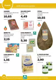 Volantino GrosMarket Pagina 18: Casa Buratti Ravioli ricotta di Bufala Parmigiano Reggiano, spinaci €5,30, Bacon Coati €4,49