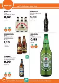 Volantino GrosMarket Pagina 26: Birra Moretti €0,62, Birra 4 luppoli Lager Poretti €0,99