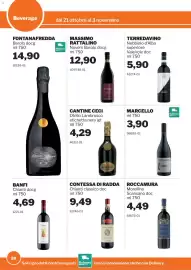 Volantino GrosMarket Pagina 28: Otello Lambrusco etichetta nera ig t €4,29, Contessa di Radda Chianti classico doc €9,49