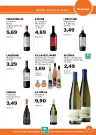 Volantino GrosMarket Pagina 29: Villa degli Olmi Chardonnay frizzante, Verduzzo Veneto igt, Merlot rosè frizzante €1,69