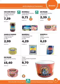 Volantino GrosMarket Pagina 45: Tonno all'olio di oliva Mareblu €0,71, Trancetti di tonno Mareblu €4,29