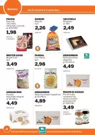 Volantino GrosMarket Pagina 46: Biscotti Baroni €2,26, GrissinBon Fette biscottate integrali bio €4,89
