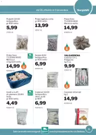 Volantino GrosMarket Pagina 5: Calamari 10/20 €6,99, Polpo tagliato cotto €13,99