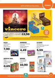 Volantino GrosMarket Pagina 51: Special Dog Patè €0,69, Whiskas Selezione Gustosa con pollo manzo, salmone €4,49