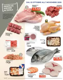 Volantino Mercatò Pagina 10: Pesce spada decongelato €19,90, Macinato misto di bovino, suino Fiorani €6,59