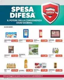 Volantino Mercatò Pagina 12: Olio di semi di arachide Selex €2,98, Wurstel di puro suino Selex €0,64