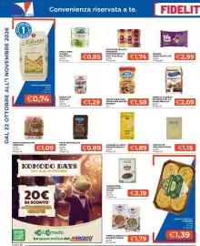Volantino Mercatò Pagina 18: Lasagne all'uovo Emiliane Barilla €1,89, Miscela per pizza istantanea molino spadoni €1,58